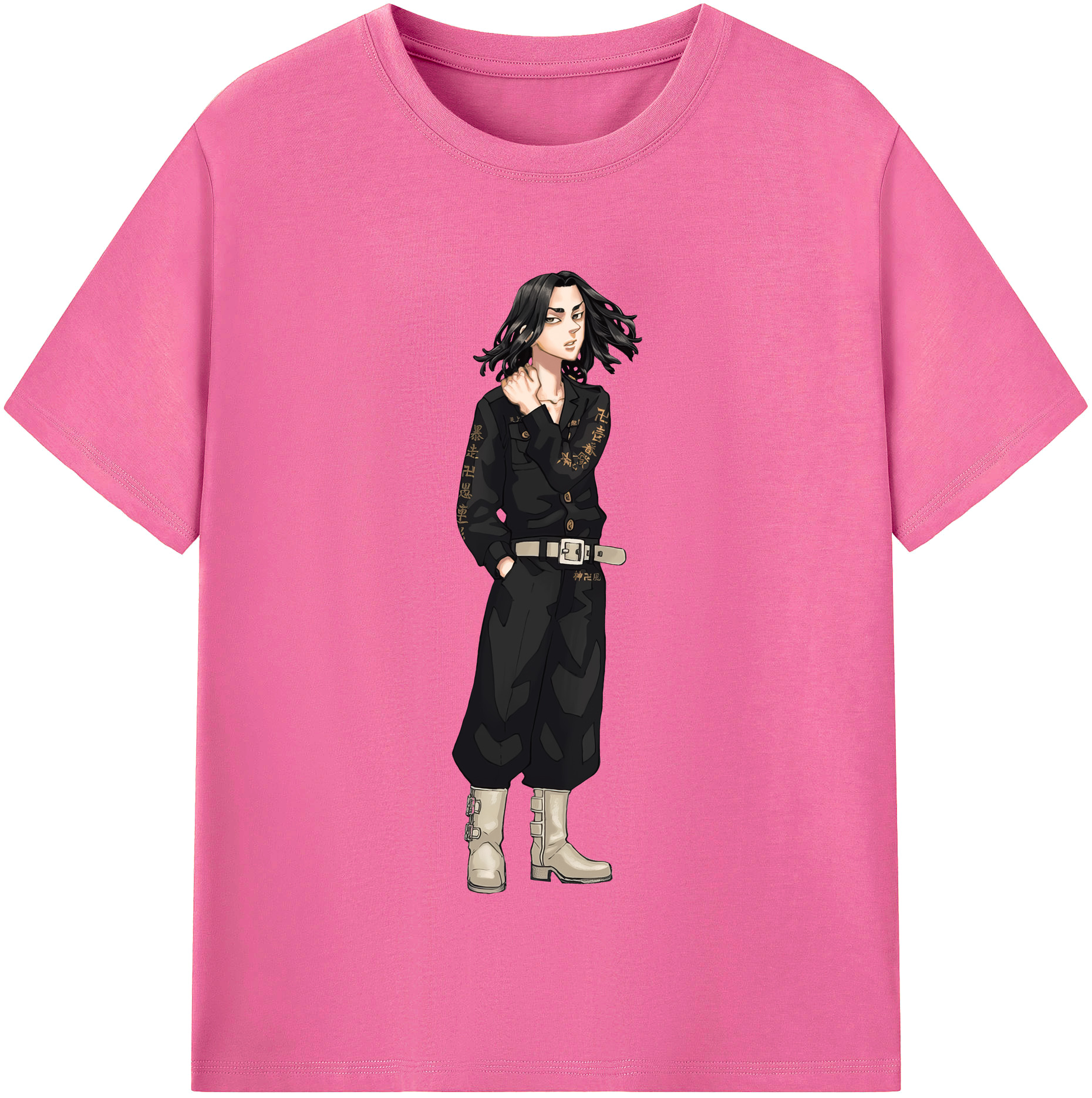 （画像用） 東京リベンジャーズ Tokyo Revengers レディースカジュアルプリントTシャツ（綿100％）